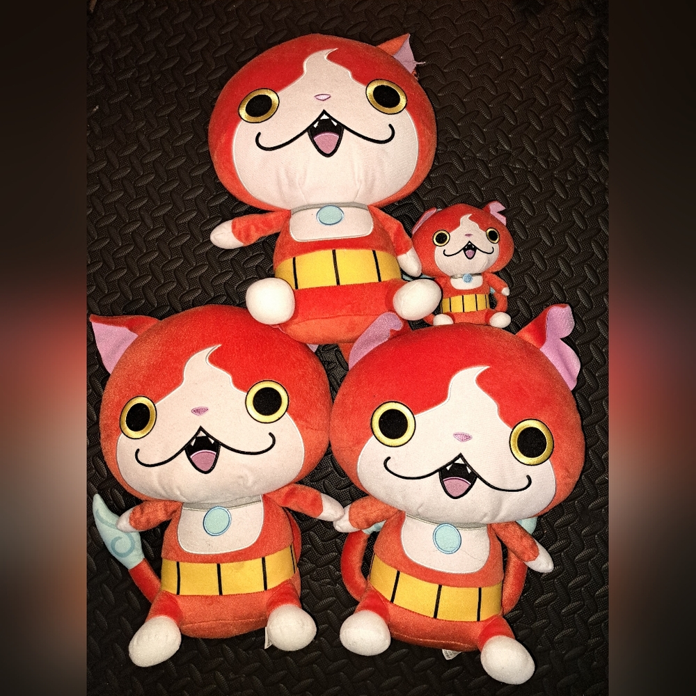 5 Jibanyan from Yokai watch plush lot